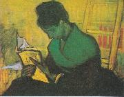 Vincent Van Gogh Woman reading a novel oil painting reproduction